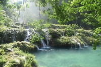 Watervallen bij Semuc Champey