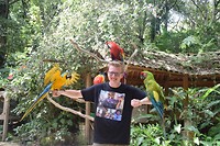 Dit was net voordat de vogel op mijn hoofd moest poepen