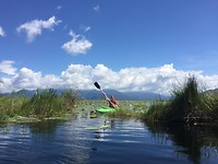 Kayakken in Lago Yojoa