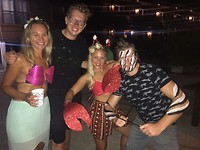 De feestjes in Utila waren best oké