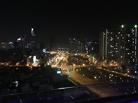 Vanaf de rooftopbar