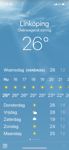 warm in Zweden.