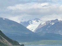 Gletscher op weg naar Tromsø.