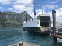 het veer naar Andenes.