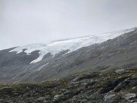 Gletsjer in de buurt van Geiranger.