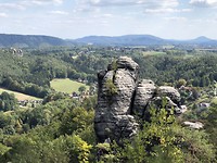 Gebied van de “Bastei”.