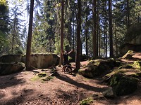 Fichtelberg natuurpark.
