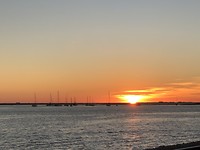 Zonsondergang Faro