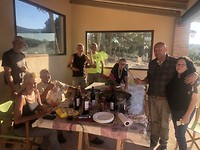 Wat een gezellige paella avond met Joke, Joop, Pat, René, Mike, Marjan, Ricard en Isabel.