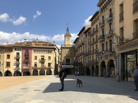 Plaza mayor in Vic.