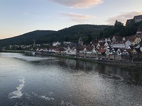 Hirschhorn aan de Neckar.