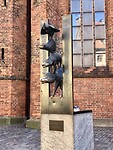 De Bremer stadtmusikanten in Riga.