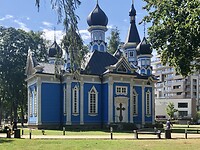 En weer zo’n mooie Russisch-orthodoxe kerk.