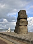 D-day monument Omaha beach.