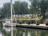 De camperplaats.