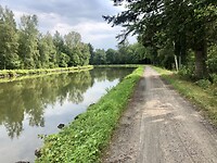 Fietspad Göta kanaal.