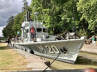 Oude marineboot