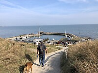 Wat een klein, rond haventje.