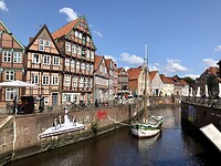 Prachtige gevels in het oude stadscentrum.