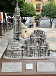 Maquette van de kathedraal.