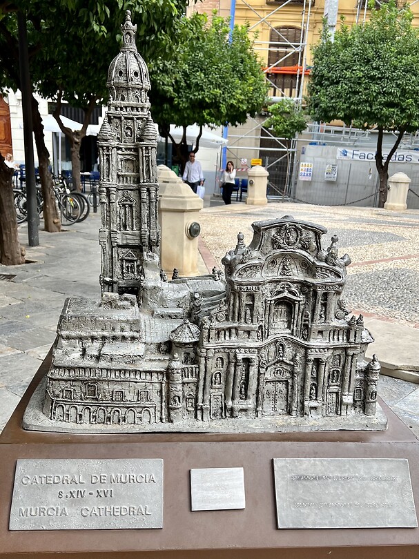 Maquette van de kathedraal.