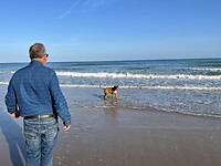 Vandaag weer lekker zonnetje en strand.
