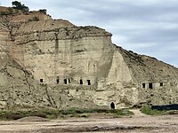 Grotwoningen in Arguedas.