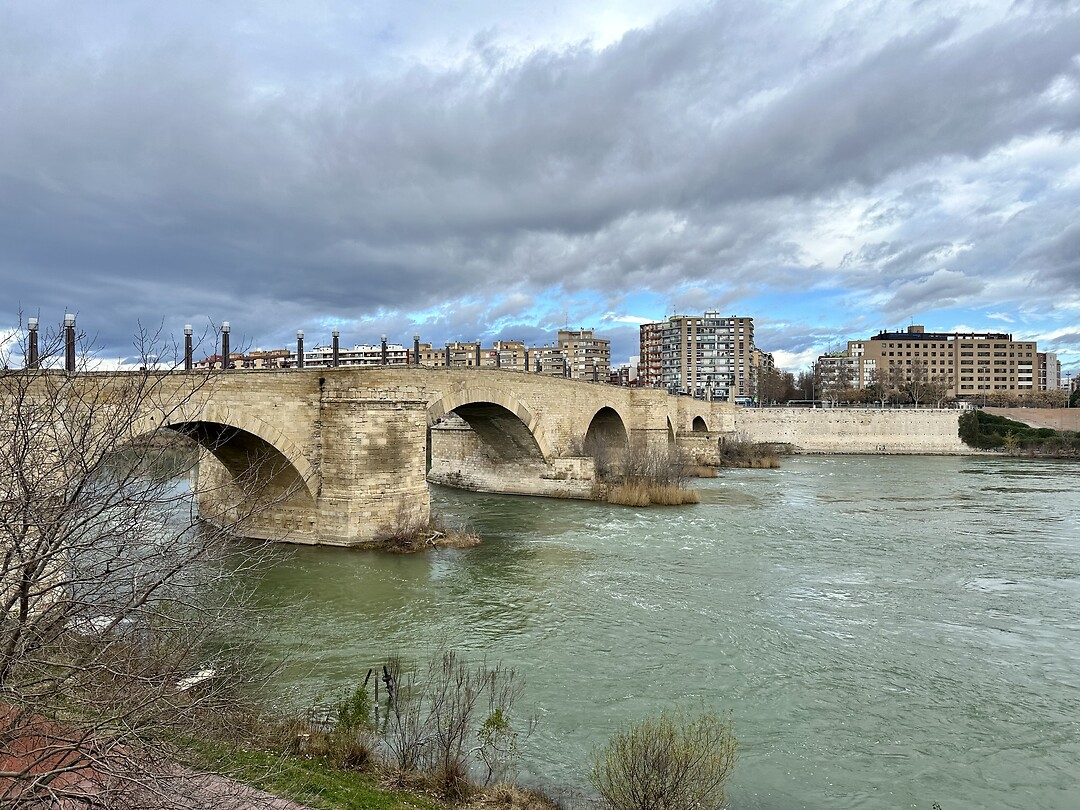 Brug over de Ebro.