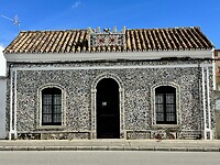 Mozaïek huis.