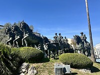 Beeld van Andalusische paarden.