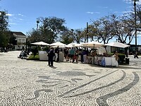 Klein marktje in Faro.