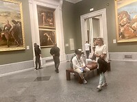 In het Prado.