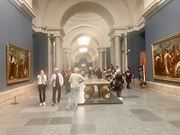 In het Prado.
