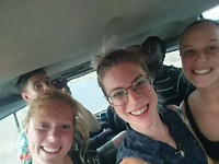 Onderweg  naar Kuntaur