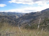 Andes with in the valley Alausi