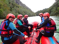 Rafting op de Soča rivier