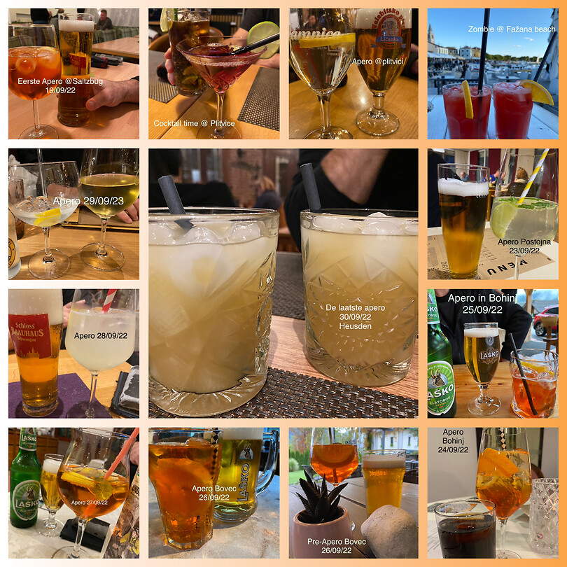 Onze dagelijkse apero🍸