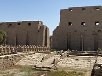 Ingang tempel Karnak