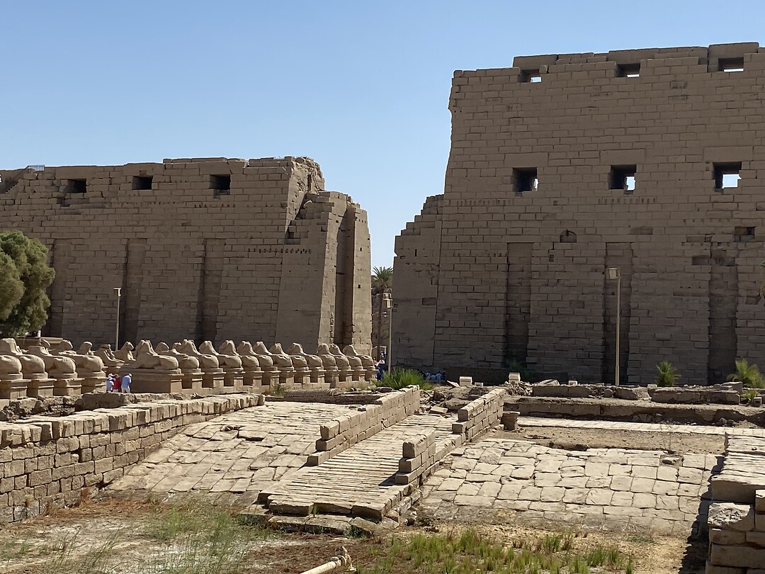 Ingang tempel Karnak