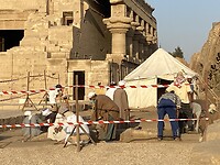 Archeologen aan het werk