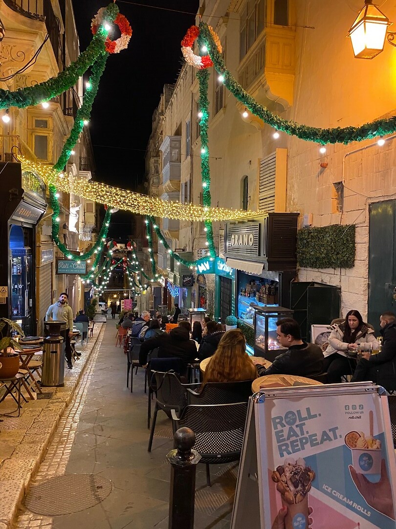 Valletta by night