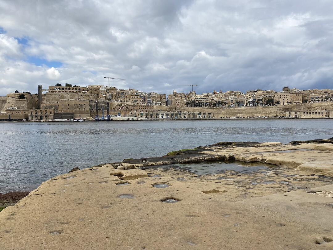 Zicht op Valletta