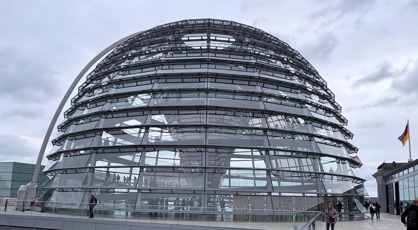De koepel van de Reichstag