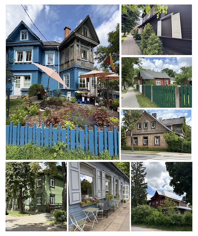 Traditionele houten huisjes