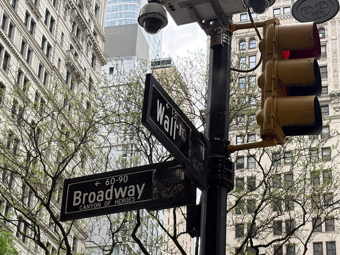 En uiteraard…Wall street