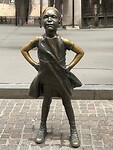The fearless girl