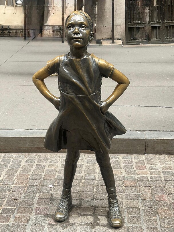The fearless girl