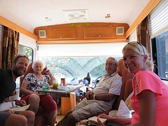 Lunch bij Bill en Helen in de camper