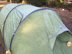 IJs op de tent!