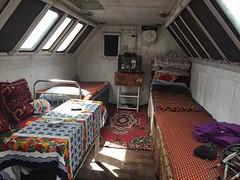 Onze hotelkamer in Erkestam